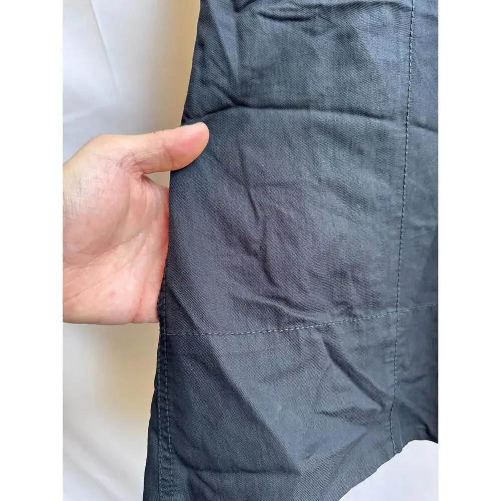 Proenza Schouler White Label Rumbled Button Front Dress Black Size 2 (READ) - Picture 15 of 15